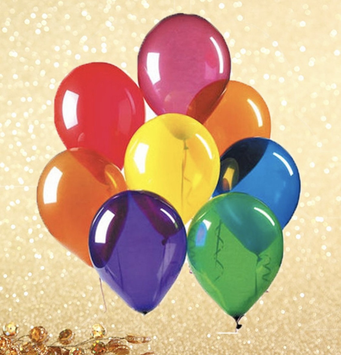Набор шариков "Ассорти разноцветные" (10 штук)